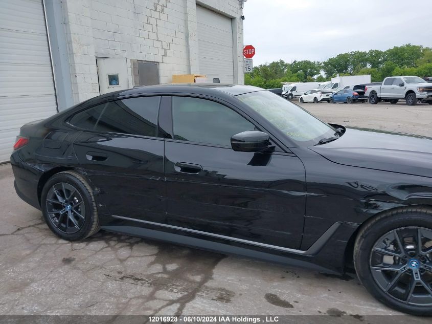 2024 BMW I4 VIN: WBY73AW0XRFS54925 Lot: 12016928