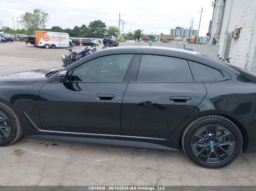 2024 BMW I4 VIN: WBY73AW0XRFS54925 Lot: 12016928