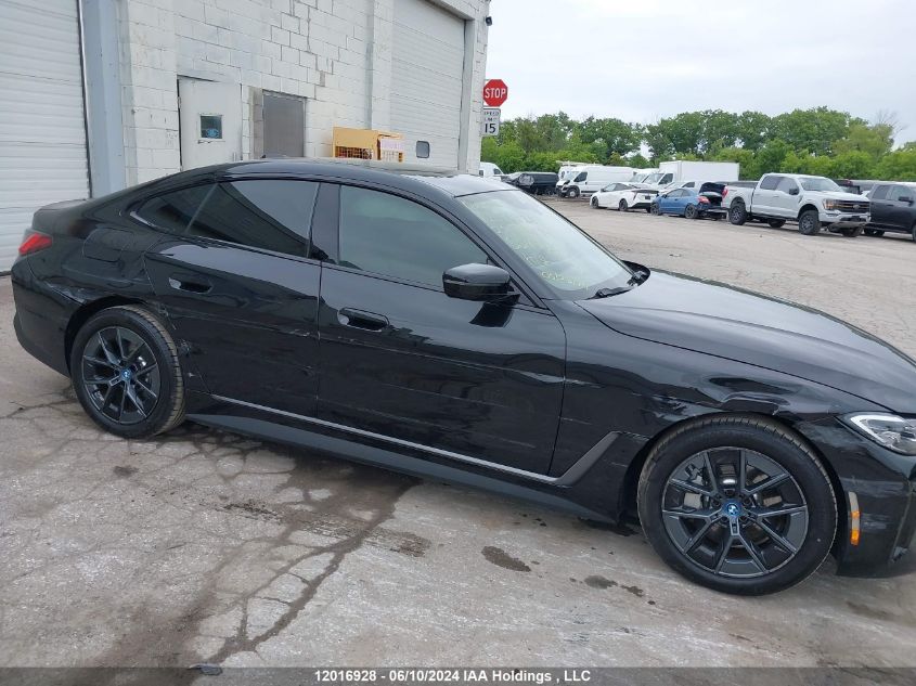 2024 BMW I4 VIN: WBY73AW0XRFS54925 Lot: 12016928