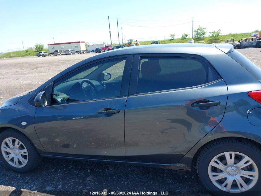 2012 Mazda Mazda2 VIN: JM1DE1KYXC0139309 Lot: 12016932
