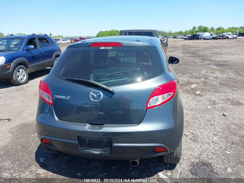 2012 Mazda Mazda2 VIN: JM1DE1KYXC0139309 Lot: 12016932