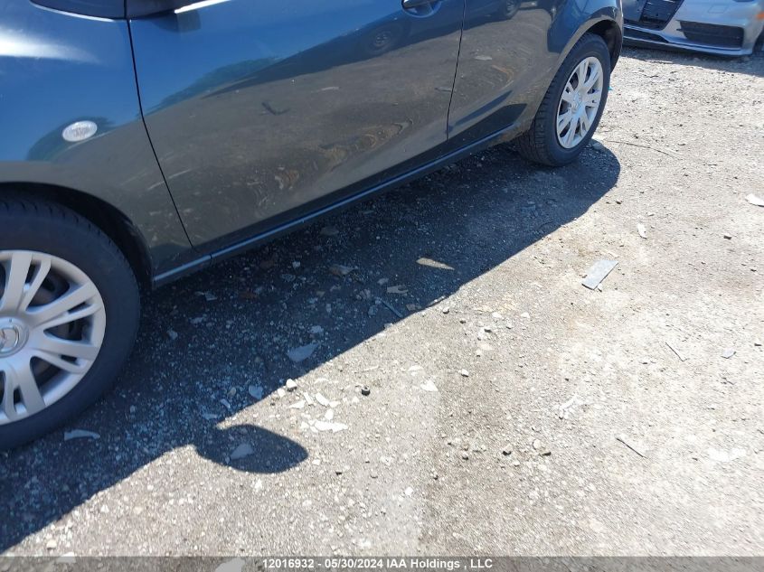 2012 Mazda Mazda2 VIN: JM1DE1KYXC0139309 Lot: 12016932