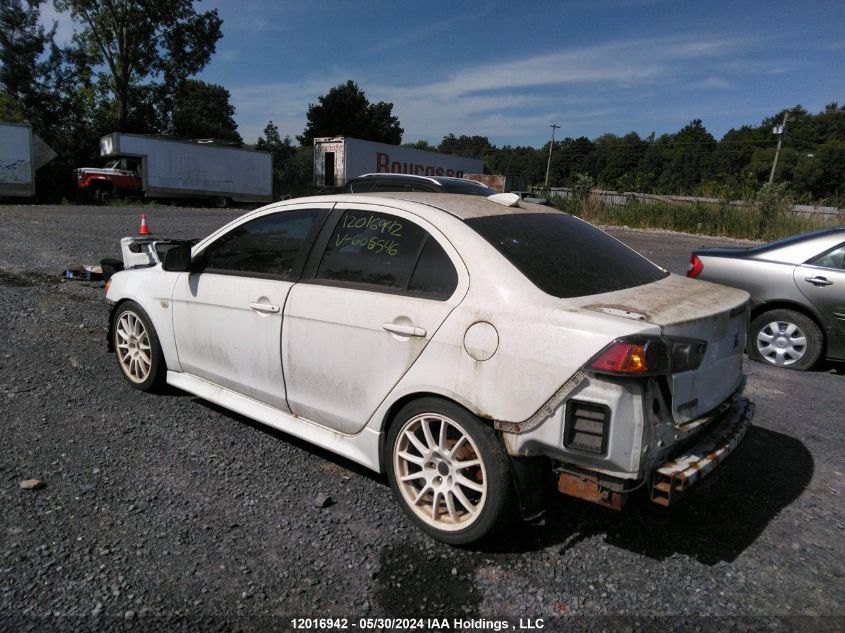 2010 Mitsubishi Lancer VIN: JA32V6FV3AU606546 Lot: 12016942