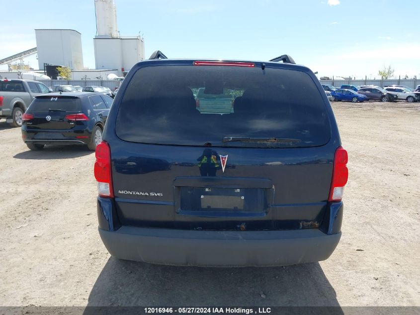 2007 Pontiac Montana Sv6 VIN: 1GMDU23107D182657 Lot: 12016946