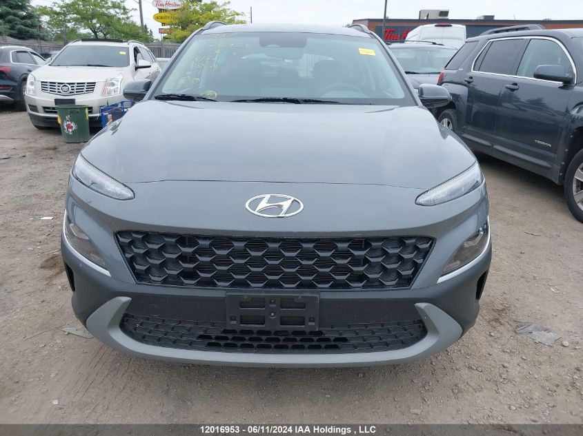 2022 Hyundai Kona Se VIN: KM8K12AB5NU882313 Lot: 12016953