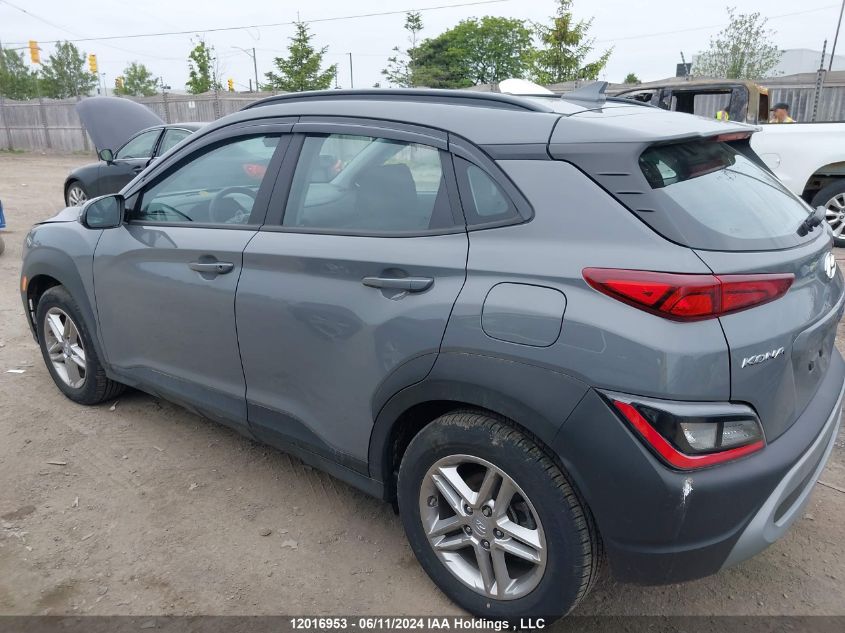 2022 Hyundai Kona Se VIN: KM8K12AB5NU882313 Lot: 12016953