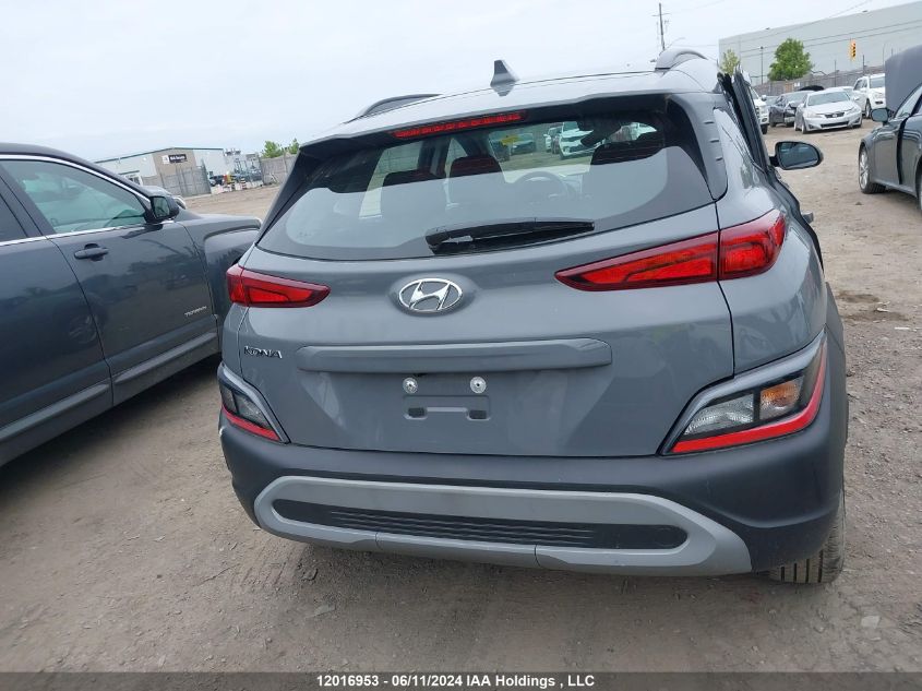 2022 Hyundai Kona Se VIN: KM8K12AB5NU882313 Lot: 12016953