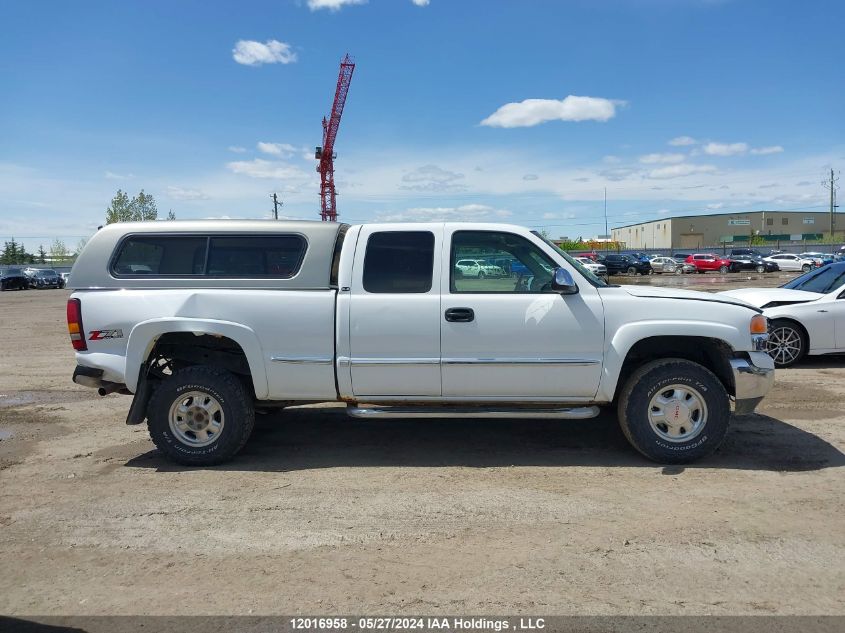 2001 GMC Sierra 1500 VIN: 2GTEK19TX11219458 Lot: 12016958