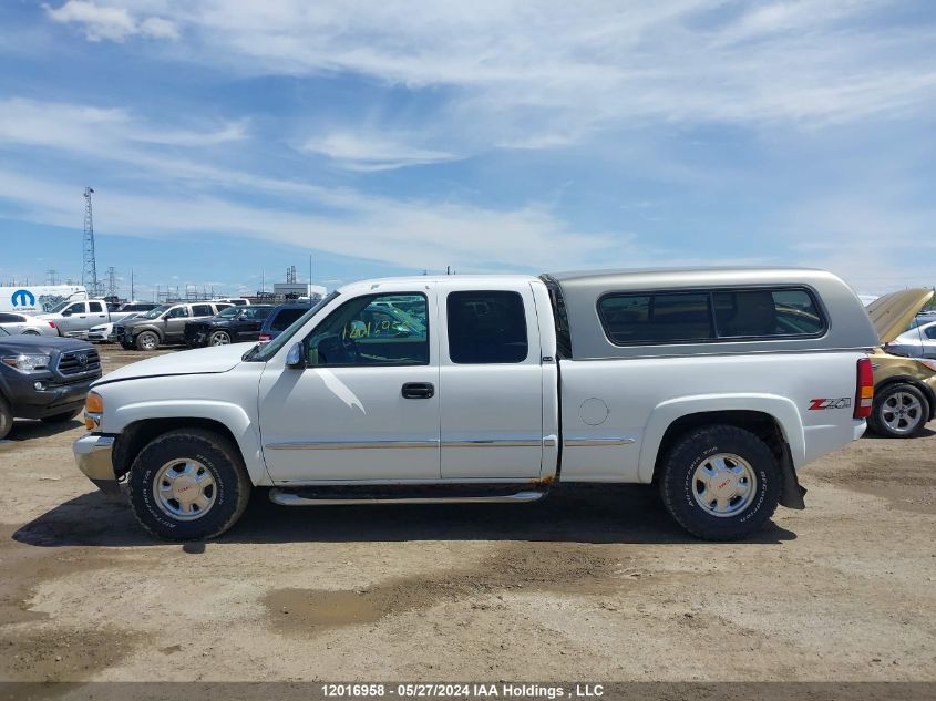 2001 GMC Sierra 1500 VIN: 2GTEK19TX11219458 Lot: 12016958