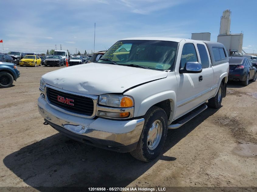 2001 GMC Sierra 1500 VIN: 2GTEK19TX11219458 Lot: 12016958