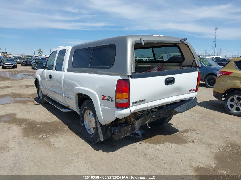 2001 GMC Sierra 1500 VIN: 2GTEK19TX11219458 Lot: 12016958