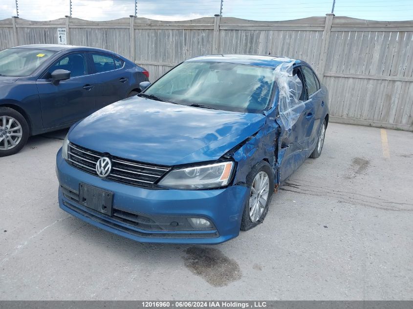 2015 Volkswagen Jetta Sedan VIN: 3VWDA7AJ0FM250789 Lot: 12016960