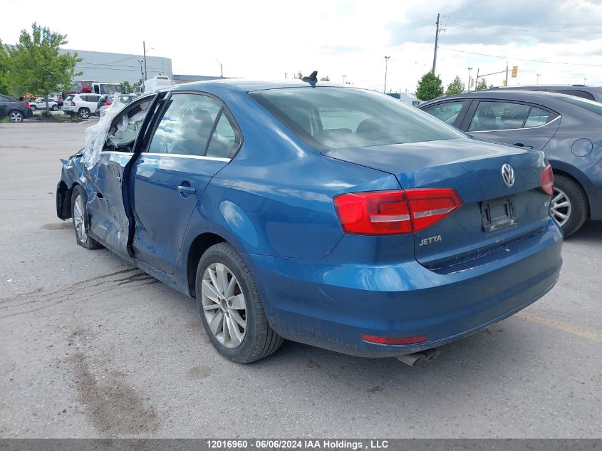 2015 Volkswagen Jetta Sedan VIN: 3VWDA7AJ0FM250789 Lot: 12016960