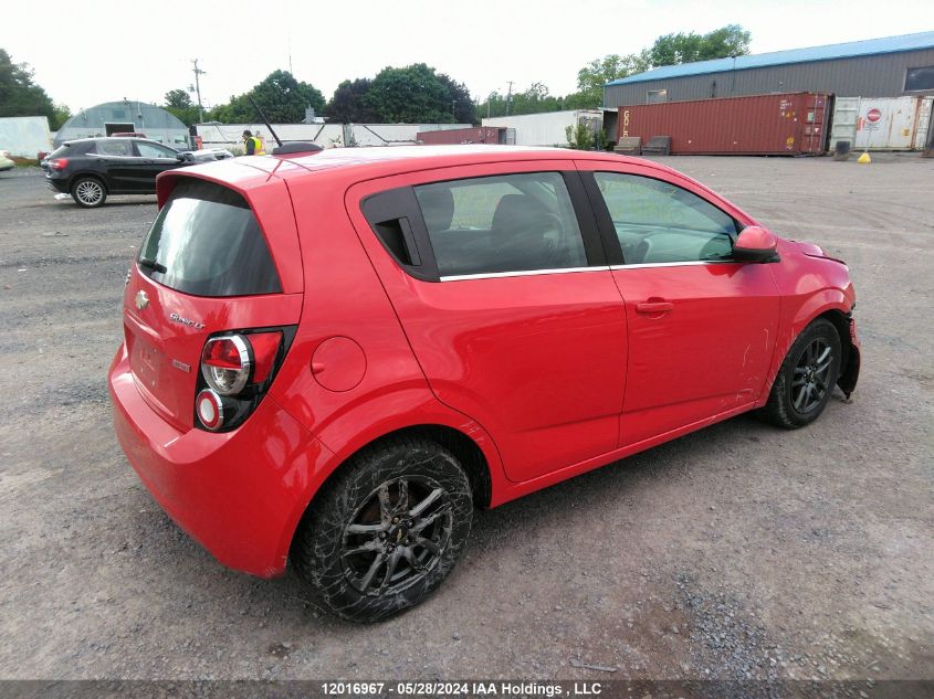 2016 Chevrolet Sonic Lt VIN: 1G1JC6SB5G4164420 Lot: 12016967