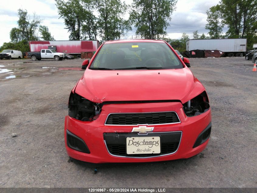 2016 Chevrolet Sonic Lt VIN: 1G1JC6SB5G4164420 Lot: 12016967