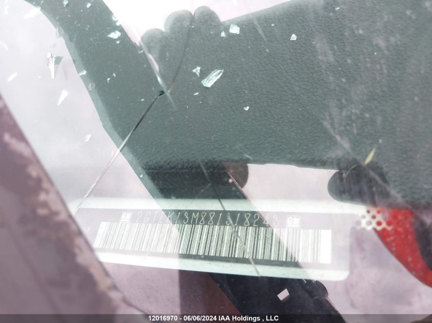 2008 GMC Sierra 1500 VIN: 2GTEK13M881318243 Lot: 12016970