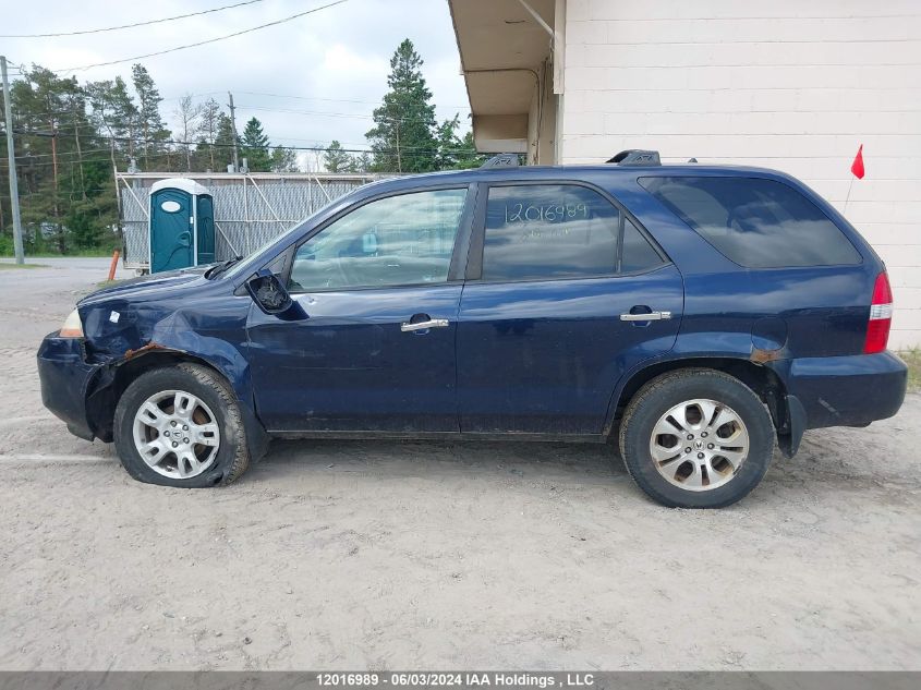 2003 Acura Mdx VIN: 2HNYD18663H002299 Lot: 12016989