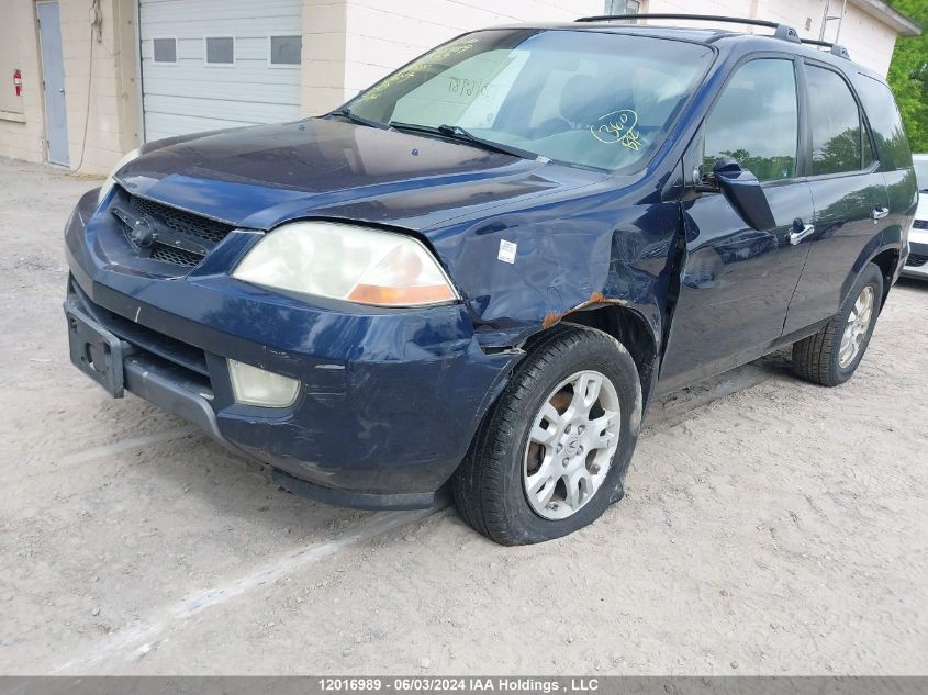 2003 Acura Mdx VIN: 2HNYD18663H002299 Lot: 12016989