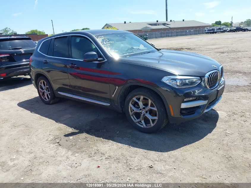 2021 BMW X3 VIN: 5UXTY5C05M9E54987 Lot: 12016991