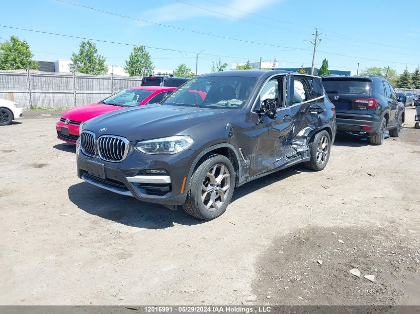 2021 BMW X3 VIN: 5UXTY5C05M9E54987 Lot: 12016991