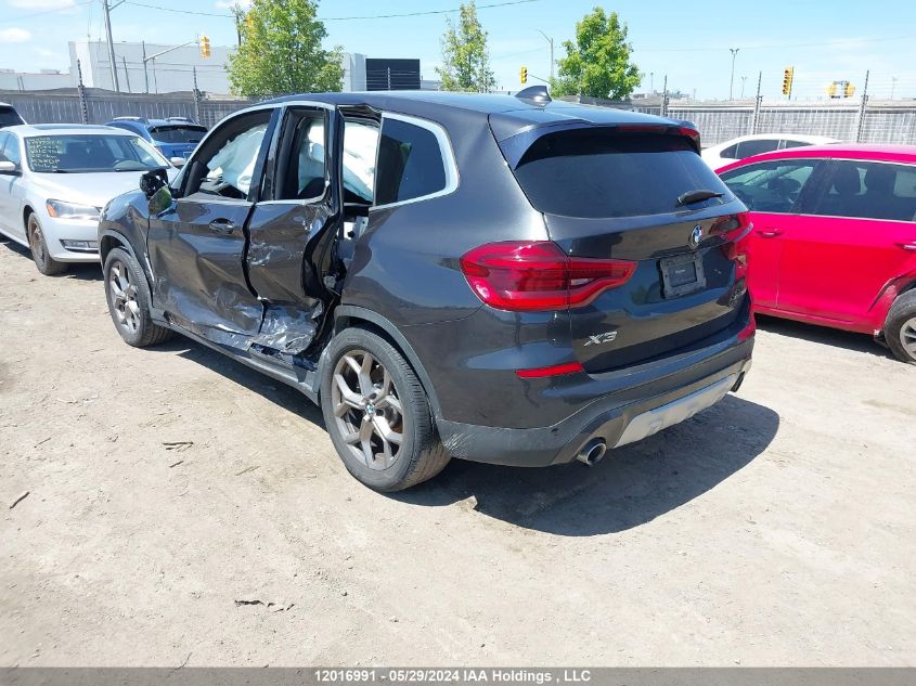 2021 BMW X3 VIN: 5UXTY5C05M9E54987 Lot: 12016991