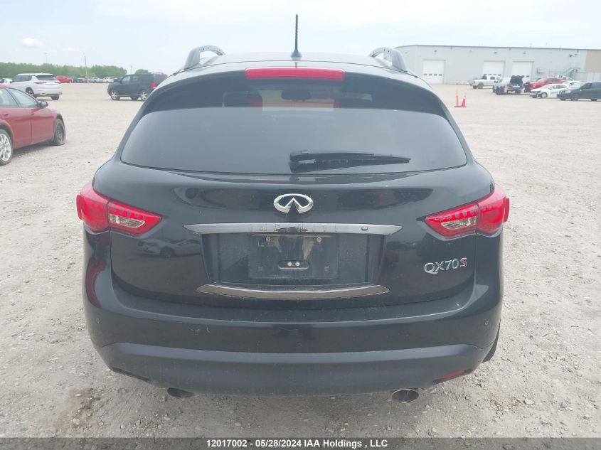 2017 Infiniti Qx70 VIN: JN8CS1MW2HM410674 Lot: 12017002