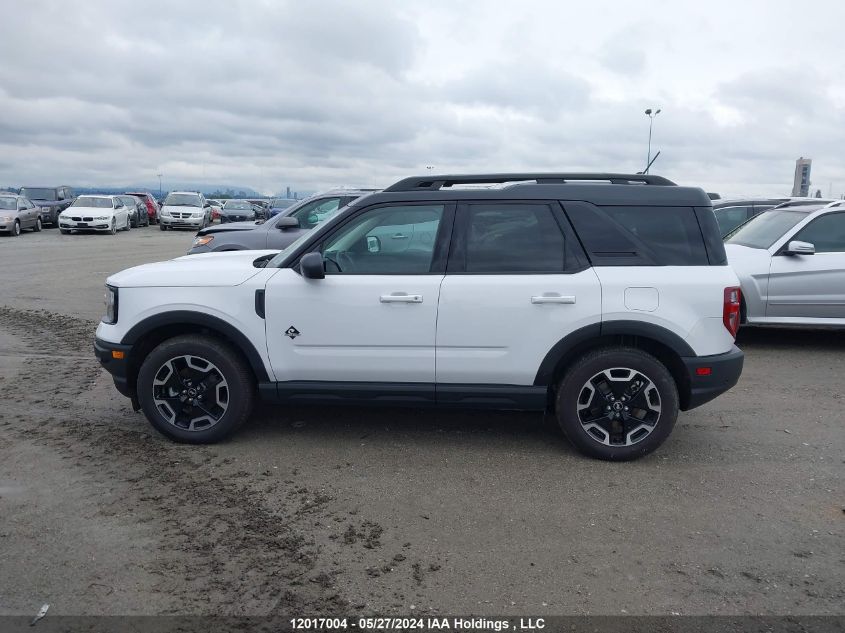 2023 Ford Bronco Sport Outer Banks VIN: 3FMCR9C64PRD50731 Lot: 12017004