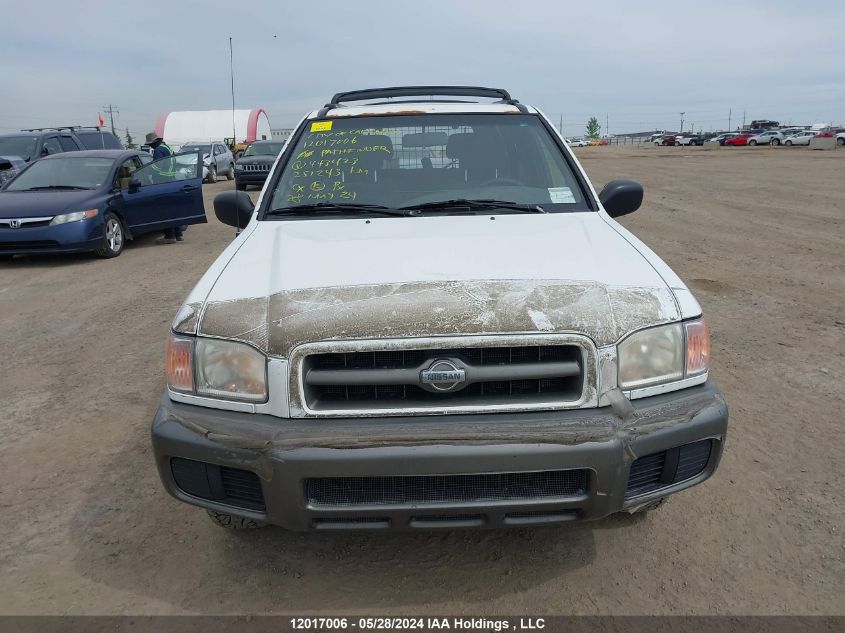 2000 Nissan Pathfinder VIN: JN8AR07Y1YW443423 Lot: 12017006