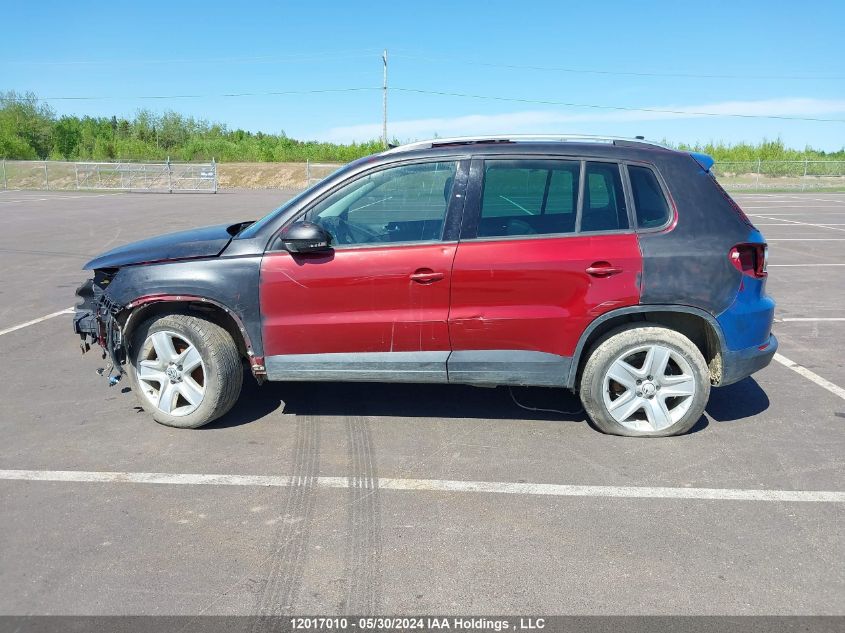 2011 Volkswagen Tiguan VIN: WVGBV7AX0BW001739 Lot: 12017010