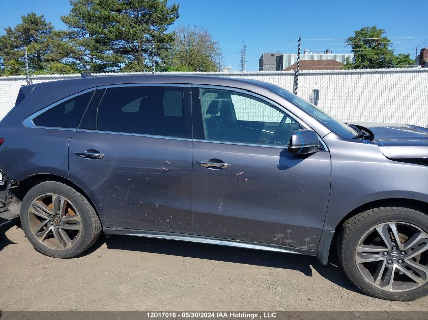 2018 Acura Mdx Navi VIN: 5J8YD4H47JL800706 Lot: 12017016