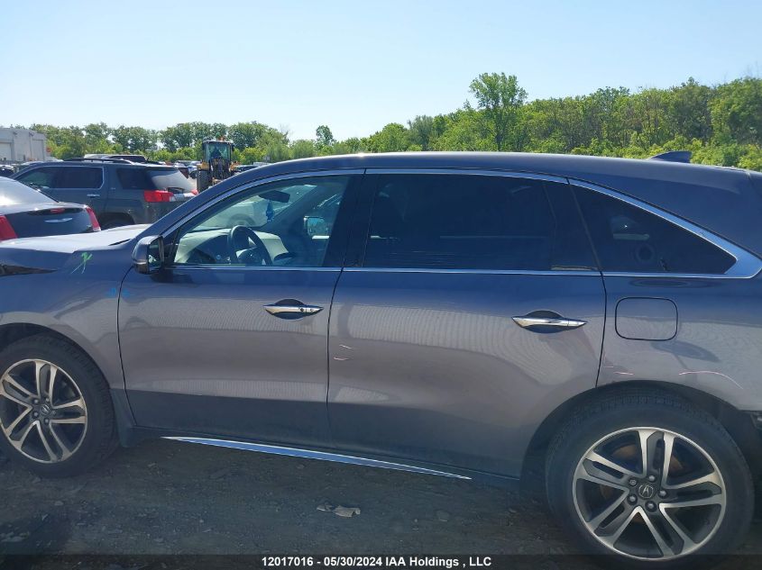 2018 Acura Mdx Navi VIN: 5J8YD4H47JL800706 Lot: 12017016