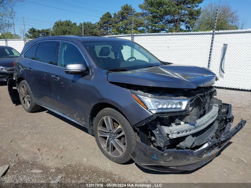 2018 Acura Mdx Navi VIN: 5J8YD4H47JL800706 Lot: 12017016