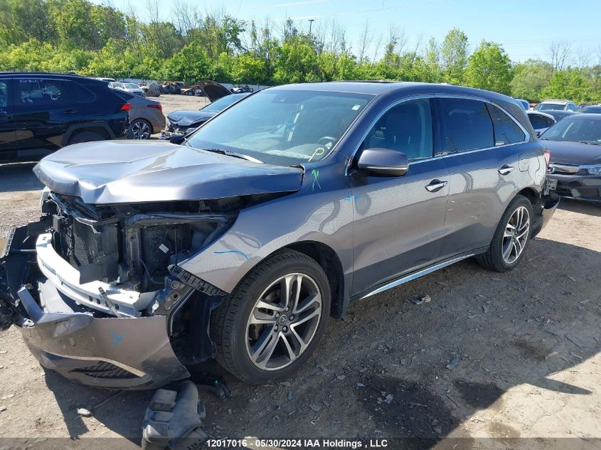 2018 Acura Mdx Navi VIN: 5J8YD4H47JL800706 Lot: 12017016