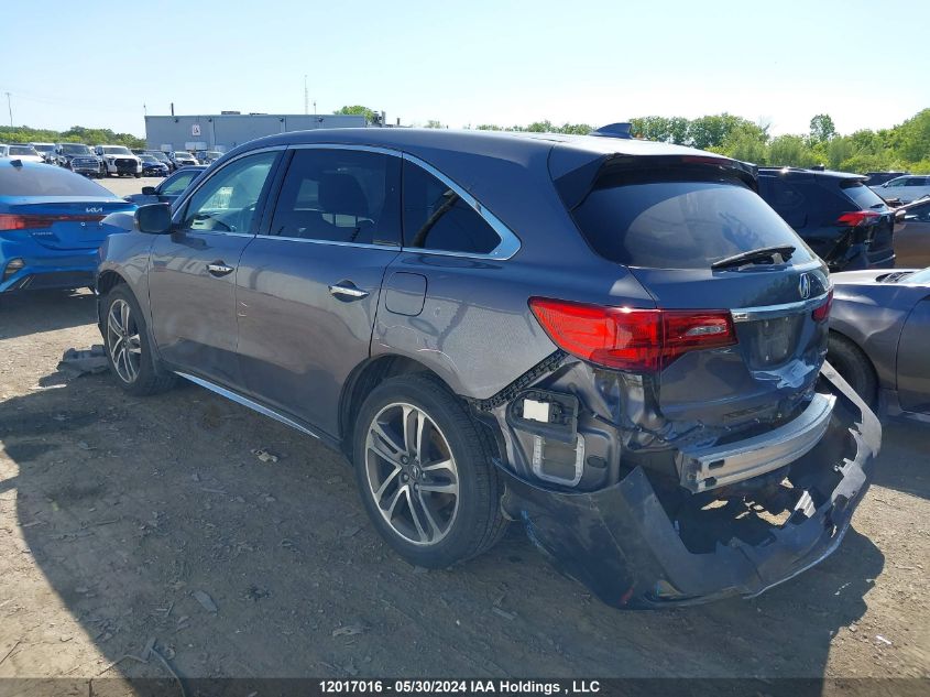 2018 Acura Mdx Navi VIN: 5J8YD4H47JL800706 Lot: 12017016