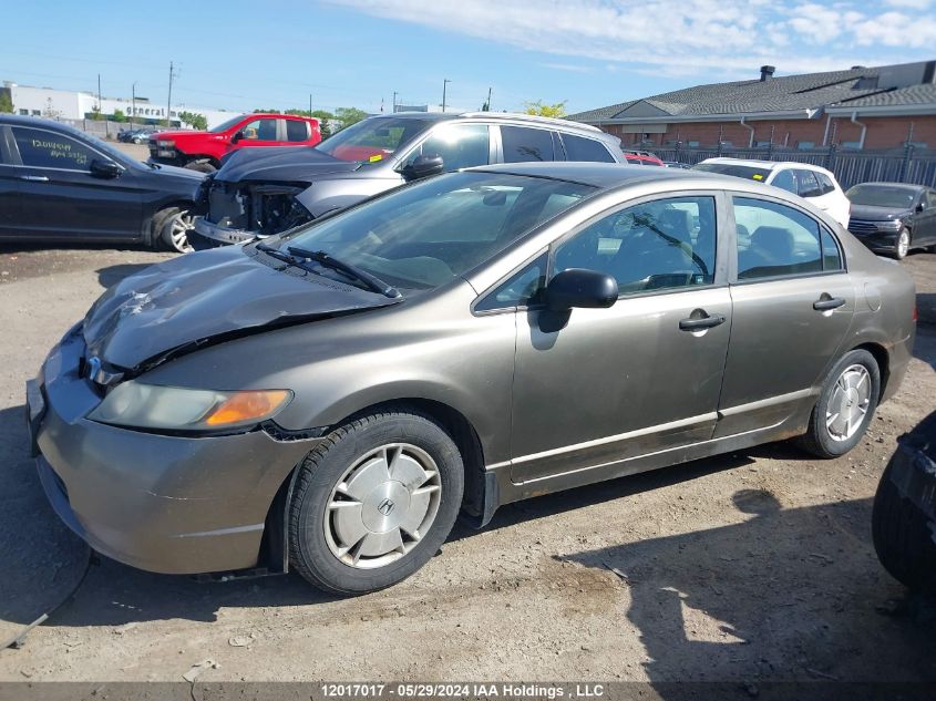 2008 Honda Civic Dx-G VIN: 2HGFA16408H110739 Lot: 12017017
