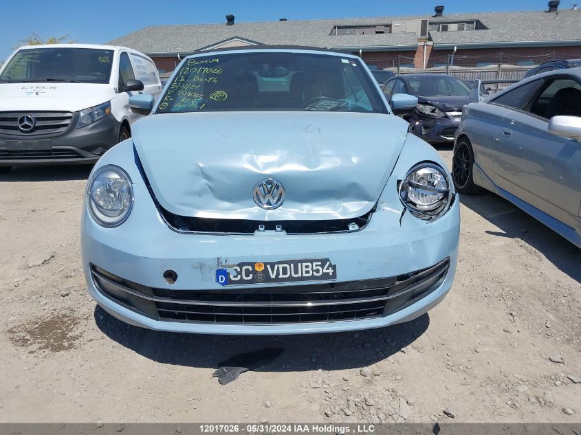 2013 Volkswagen Beetle VIN: 3VW5X7AT2DM809065 Lot: 12017026