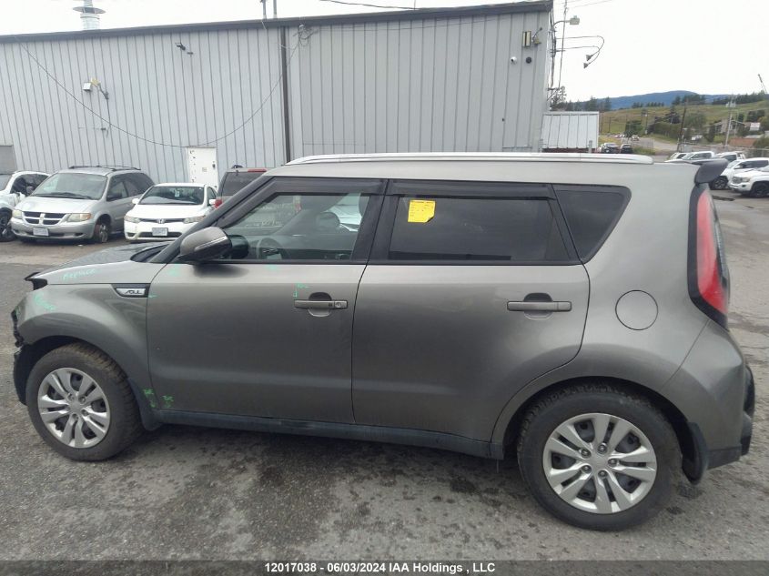 2015 Kia Soul VIN: KNDJX3A57F7203883 Lot: 12017038