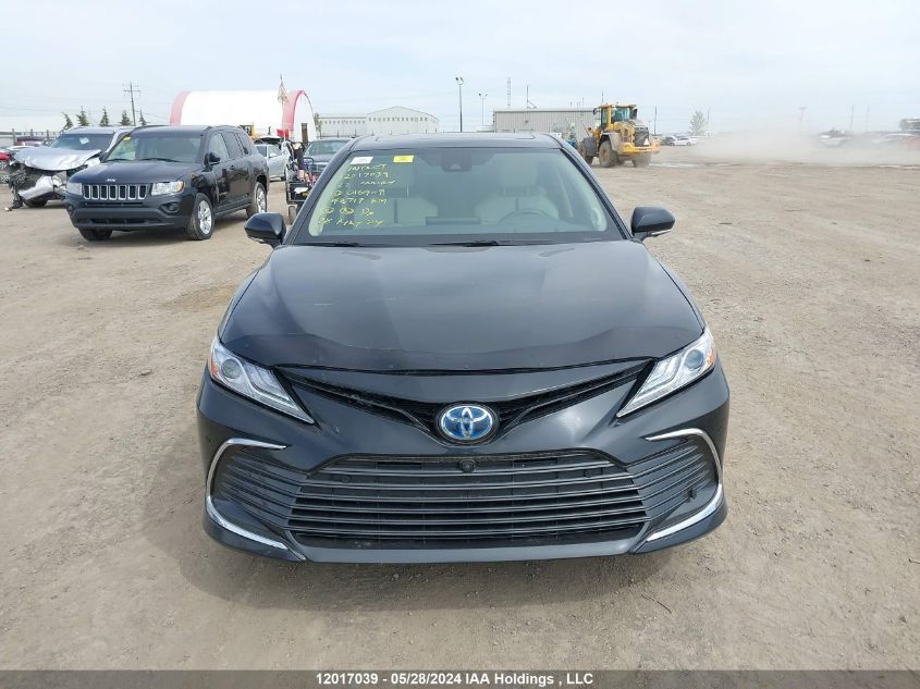 2022 Toyota Camry Hybrid Se VIN: 4T1B21HK8NU016909 Lot: 12017039