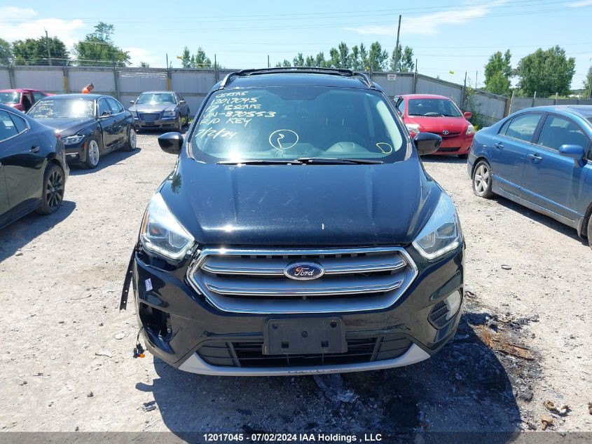 2017 Ford Escape Se VIN: 1FMCU0G93HUB70553 Lot: 12017045