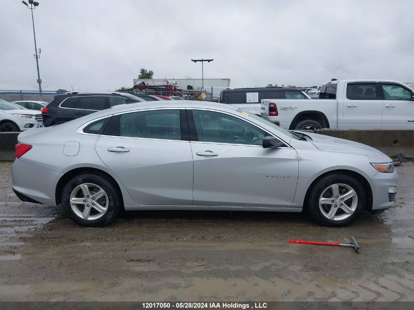 2020 Chevrolet Malibu Ls VIN: 1G1ZC5STXLF091596 Lot: 12017050