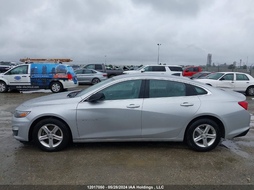 2020 Chevrolet Malibu Ls VIN: 1G1ZC5STXLF091596 Lot: 12017050