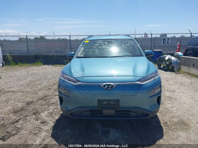 2020 Hyundai Kona Electric Ultimate VIN: KM8K33AG5LU075671 Lot: 12017054