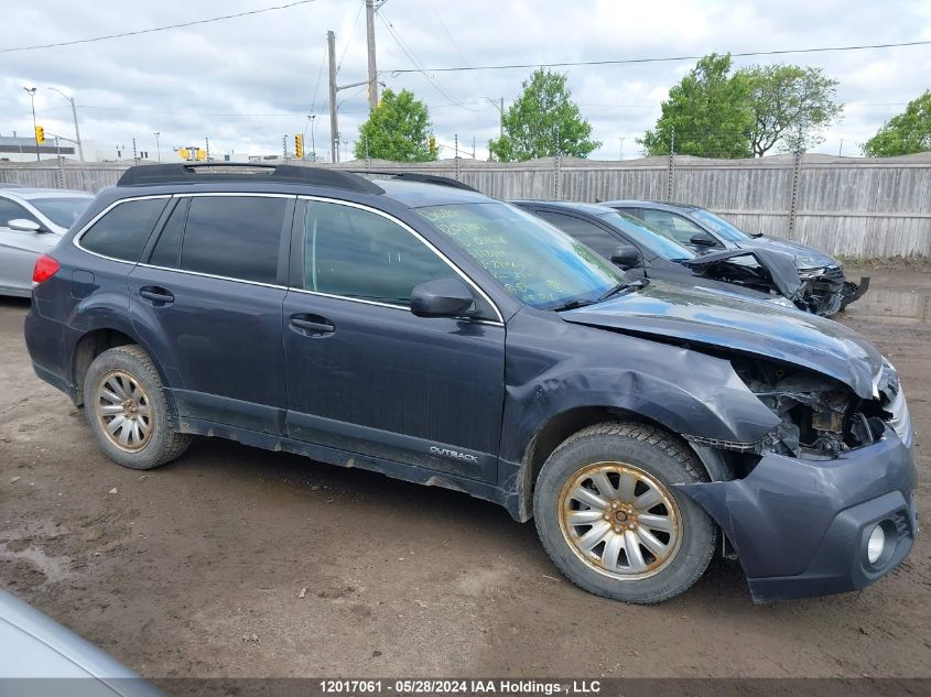 2013 Subaru Outback 2.5I Premium VIN: 4S4BRGBC1D1274463 Lot: 12017061