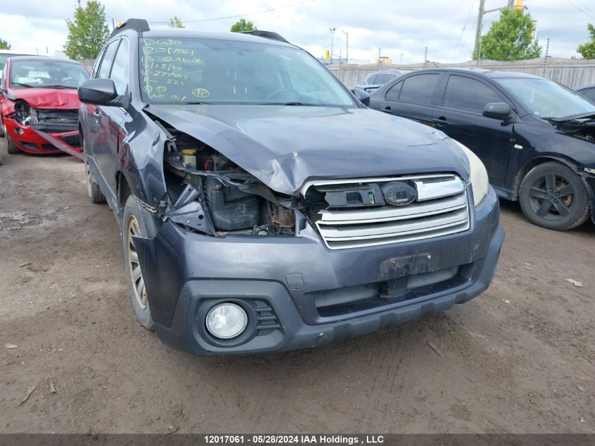 2013 Subaru Outback 2.5I Premium VIN: 4S4BRGBC1D1274463 Lot: 12017061