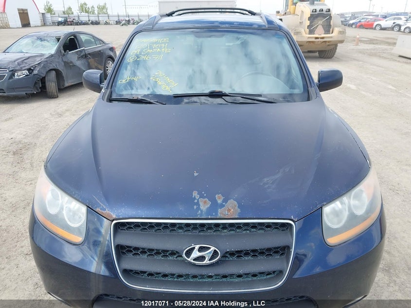 2009 Hyundai Santa Fe Gl VIN: 5NMSG13E29H246711 Lot: 12017071