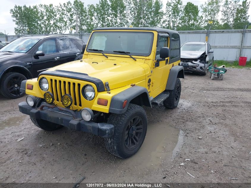 2006 Jeep Tj Sport VIN: 1J4FA49S16P778255 Lot: 12017072