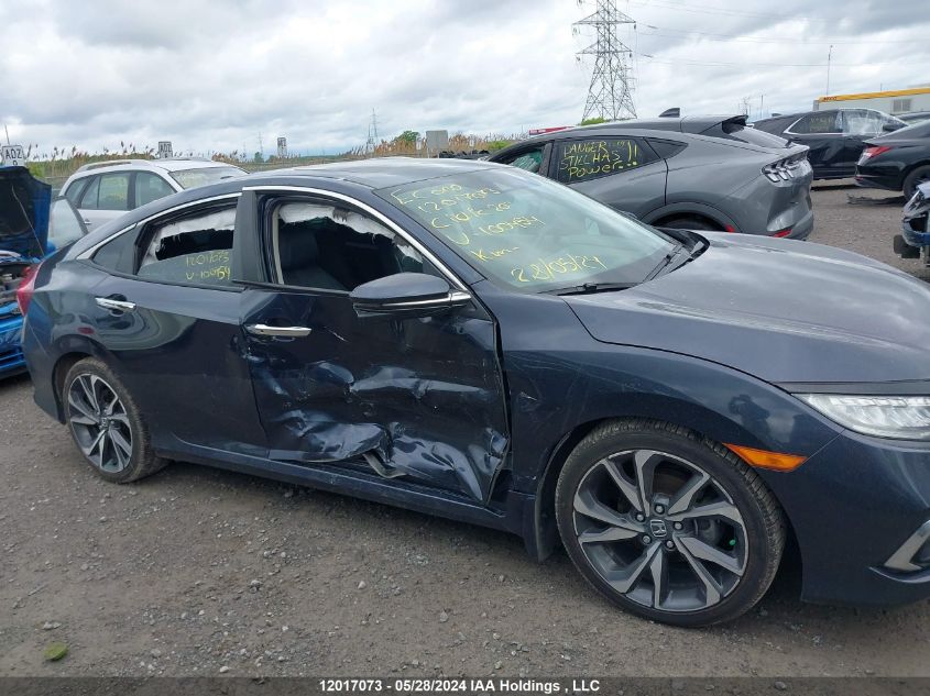 2020 Honda Civic VIN: 2HGFC1F92LH100454 Lot: 12017073