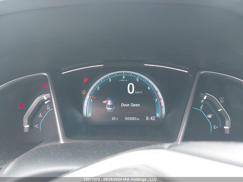 2020 Honda Civic VIN: 2HGFC1F92LH100454 Lot: 12017073