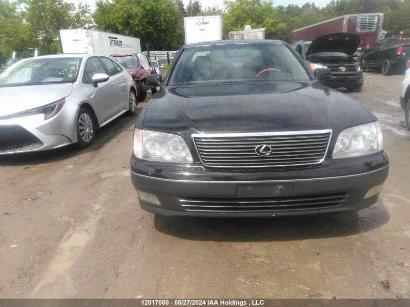 1999 Lexus Ls 400 VIN: JT8BH28F3X0146312 Lot: 12017080