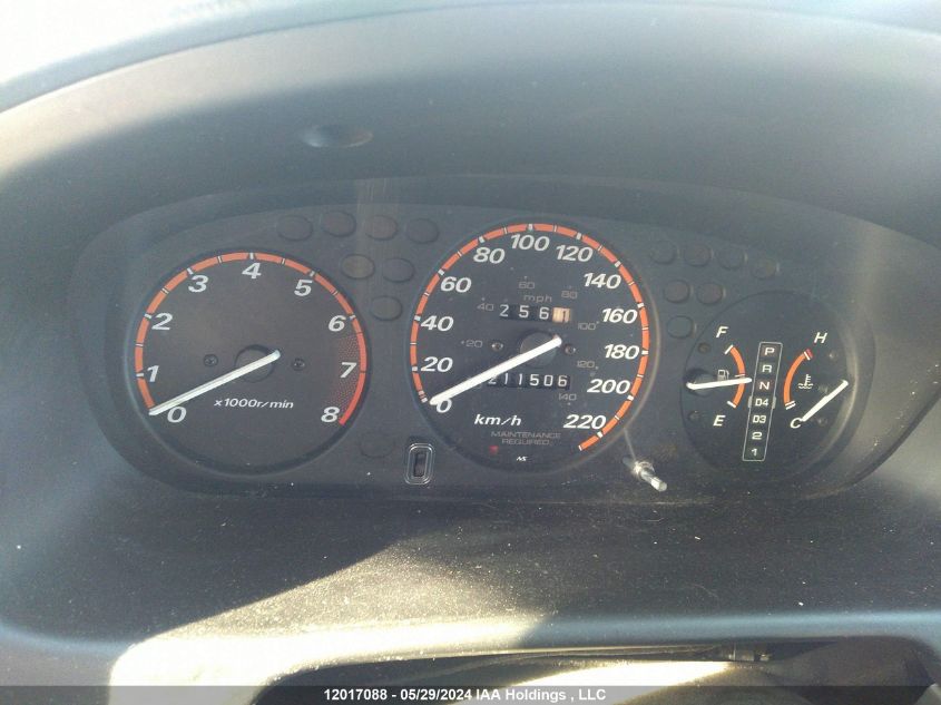 1998 Honda Cr-V Ex VIN: JHLRD1851WC805095 Lot: 12017088